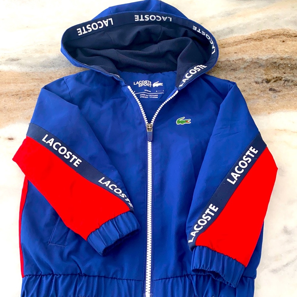 Gorgeous Lacoste Red and Blue windbreaker